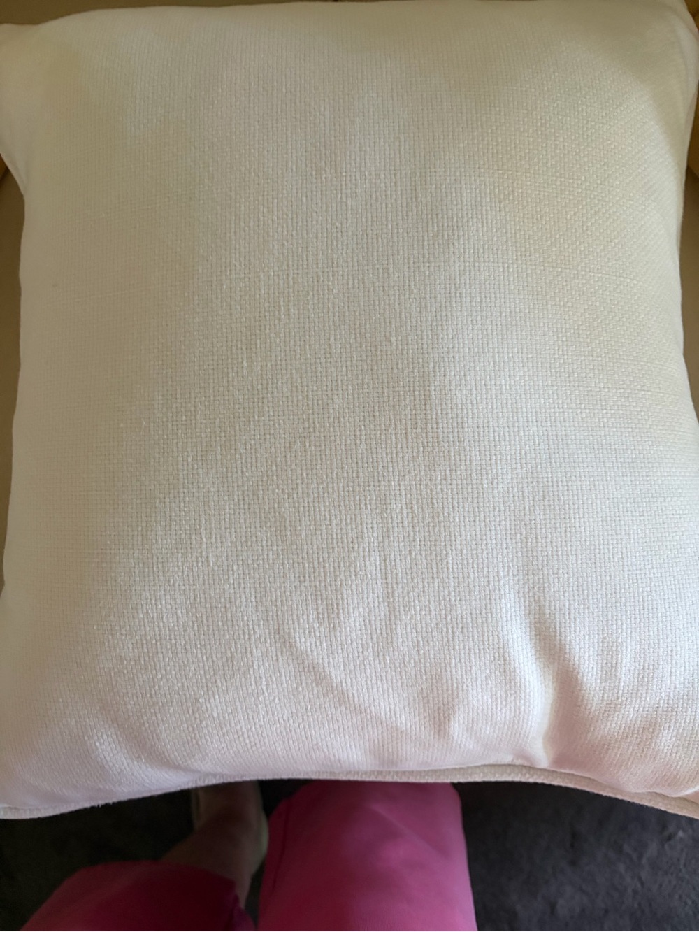 Pottery Barn Textured Throw Pillow & insert